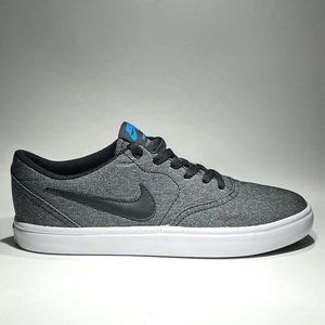 Nike SB Check Solarsoft Canvas Black/Grey Men's Size 8.5 Low Sneakers